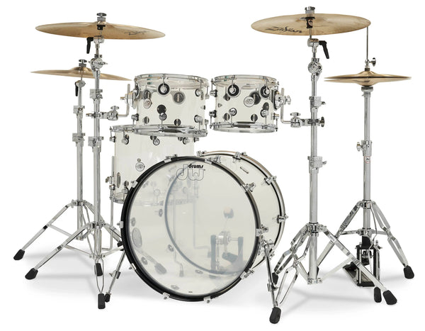 Bateria DW Design Acrylic 4 Piezas Shell Pack