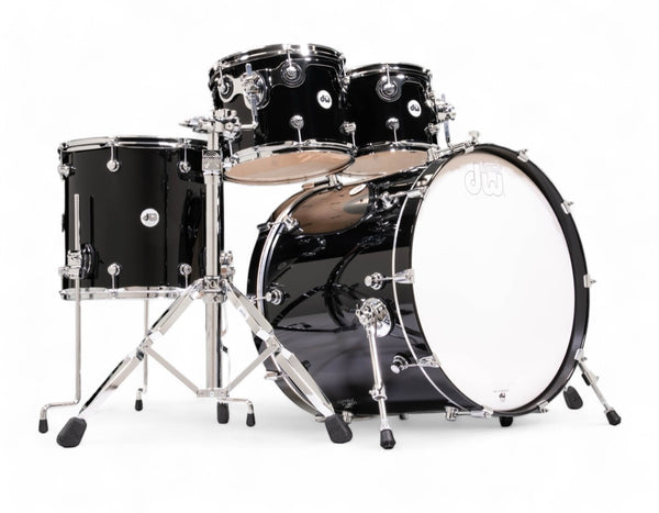 Batería DW Design 4 Piezas Piano Black Shell Pack