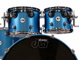 Batería DW Design Limited Edition 4 Piezas Shell Pack Aqua Metallic
